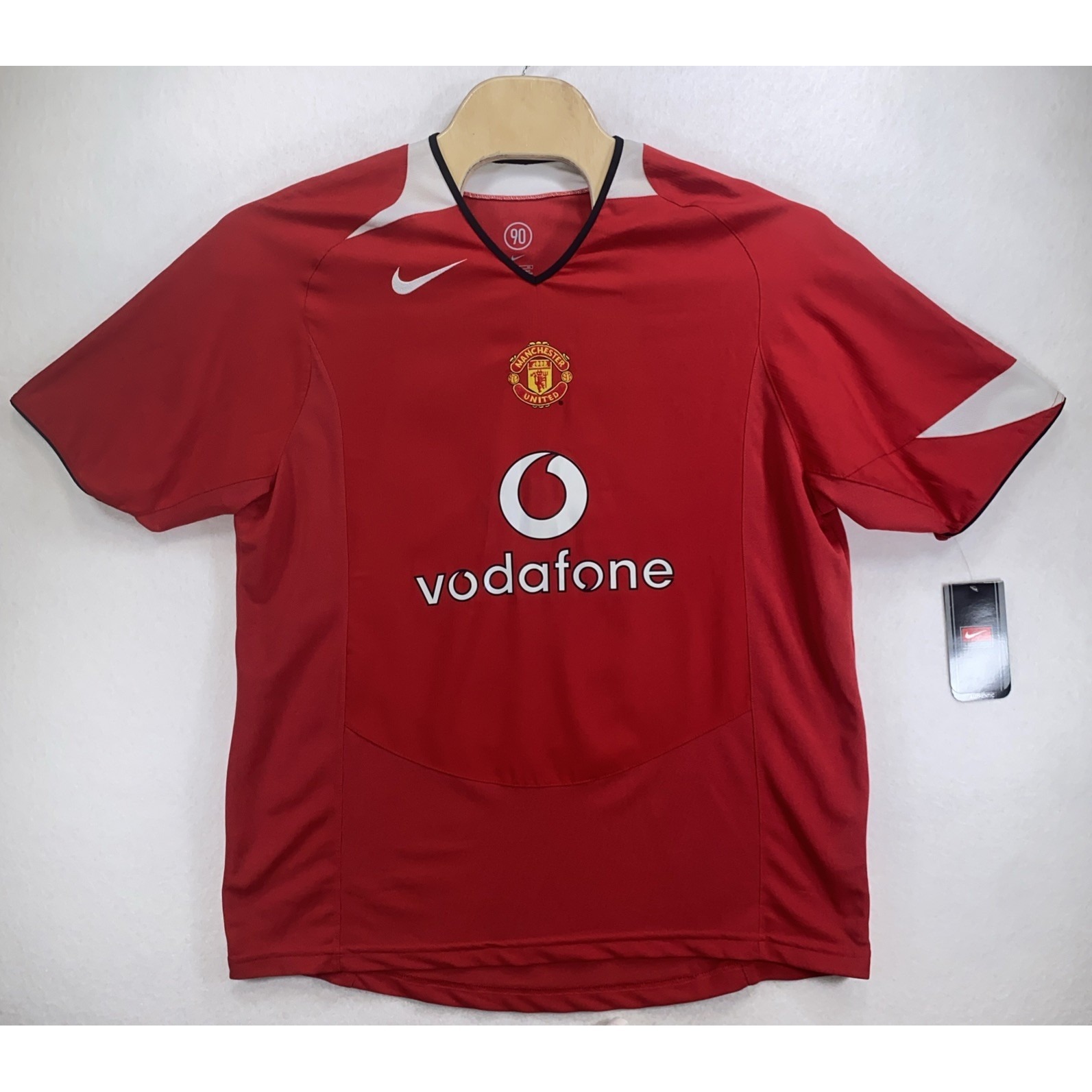 Manchester United Vintage Football Shirt Jersey Nike Size Xl C11